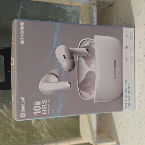 Art & Sound Bluetooth 10 Hour True Wireless Pro Earbuds Charging Case - Picture 2 of 5